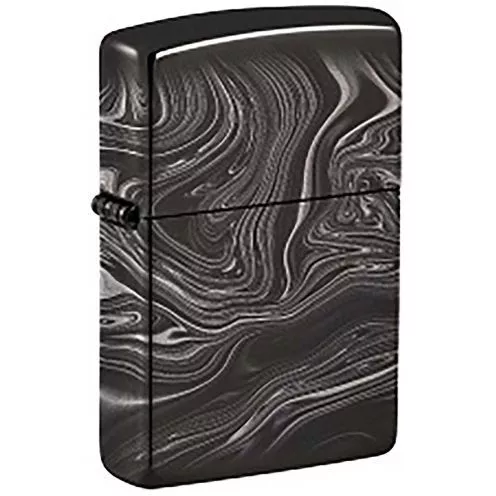 Зажигалка Zippo Marble Pattern Design High Polish Black 49812 Zippo от магазина Tehnorama