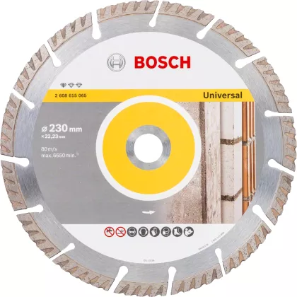 товар Диск алмазный Bosch 230х22.2 мм Stf Universal 2608615065 Bosch магазин Tehnorama (официальный дистрибьютор Bosch в России)