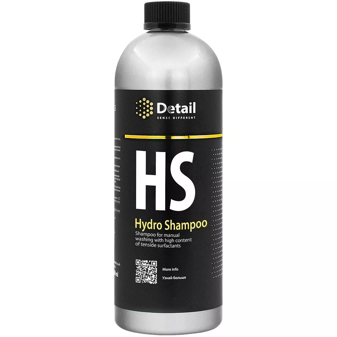 Автошампунь Detail HS Hydro Shampoo вторая фаза с гидрофобным эффектом 1000мл DT-0159 Detail от магазина Tehnorama