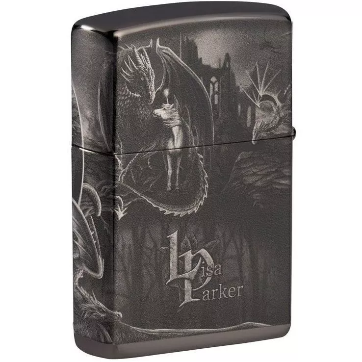 Зажигалка Zippo Lisa Parker High Polish Black 49287 Zippo от магазина Tehnorama